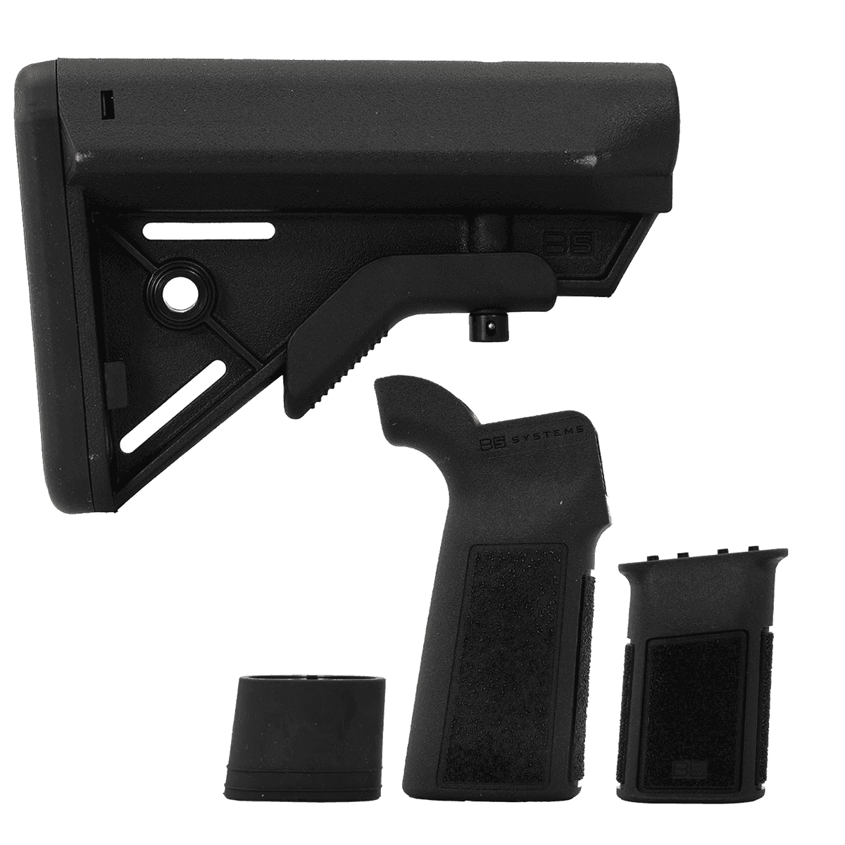 B5 Systems Black Kit w/ Stock, P-23 Grip, Vertical Grip, and Grip Plug B5 Systems Black Kit w/ Stock, P-23 Grip, Vertical Grip, and Grip Plug
